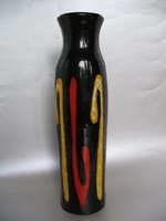 Modern kerámia váza (Illés S.)-36 cm