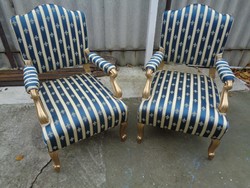 A pair of armchairs