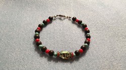 Capital chakra bracelet with abalone shell - many, many unique handmade products