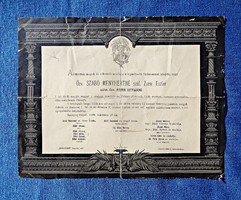 1899 Szunyog-major, Özv. Szabó Menyhértné gyászjelentés