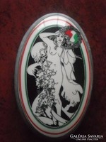 Faragó Miklós hollóházi porcelán bonbonier