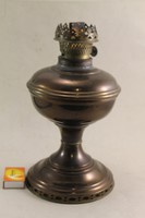 Antik égetett mázas petróleum lámpatest G138