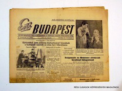 1955 november 25  /  Esti Budapest  /  SZÜLETÉSNAPRA! RÉGI, EREDETI ÚJSÁG. Szs.:  11819