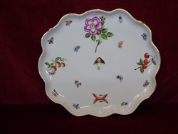 Herend porcelain cake bowl. Size: 28.5 x 24 x 2.5 cm. He has!