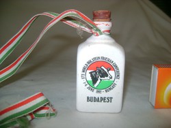 Retro porcelán emlék butella - 1992 Budapest  Hungary