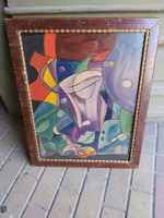 Albert Gleizes antik absztrakt festménye.