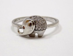 Elefántos ezüst gyűrű (ZAL-Ag82310)