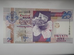 Seychelle szigetek 25 rupees 1998 UNC  Ritka!