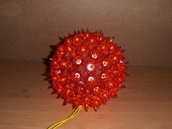 Retro karácsonyi világító gömb átmérő 15 cm