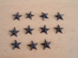 10 pcs Hungarian People's Army brown bone star 5 branches # + zs