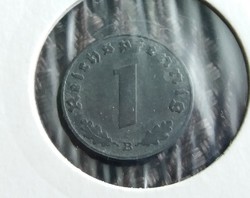 Német III. Birodalom, 1 Pfennig 1943 B!