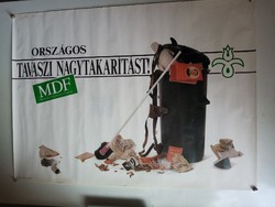 MDF plakát " Tavaszi nagytakarítás "