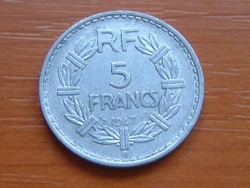 FRANCIA 5 FRANCS FRANK 1947 / B ALU. #