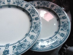 2 db csodaszép antik tányér  Villeroy & Boch - Etelka (ifj.Grünwald Mór) 