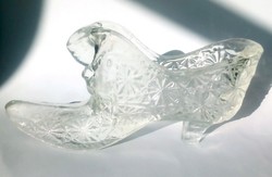 Amerikai Fenton öntött üveg cipő 