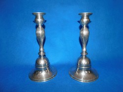 Pair of silver candle holders 498gr