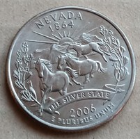USA emlék 1/4 negyed Dollár Nevada 2006.