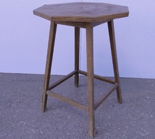 0C894 Antik nyolcszögletű állvány lerakó asztal