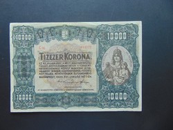 10000 korona 1920 C 06 Nagyon szép ropogós bankjegy 