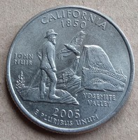 USA emlék 1/4 negyed Dollár California 2005.