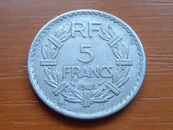 FRANCIA 5 FRANCS FRANK 1946 ALU. #