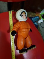 Retro űrhajós baba, kaucsuk, kb.22 centis
