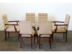 0I234 neo-baroque chair set 6 pieces