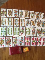 Retro,vintage játékkártya , magyar mini kártya - Méh - kártyatartó