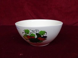 German porcelain bowl with vegetable pattern, diameter 15.5, height 8 cm. He has!