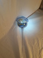 KIS PÉNZÉRT MOST!!! Schmid jelzett kézműves üveg igényes virág locsoló kehely elegáns