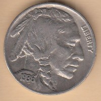 USA 5 Cent Indián.bölény 1936 1924
