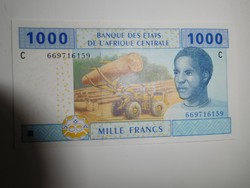 Közép Afrikai államok CSÁD  1000 francs 2002 UNC