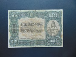 10000 korona 1920 C 32 Nagy méretű bankjegy   