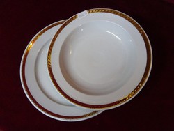 Lowland porcelain plate, showcase quality. He has!