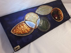 Mid Century Large - Helmut Schaffenacker - Ceramic Wall Art from the 1960s