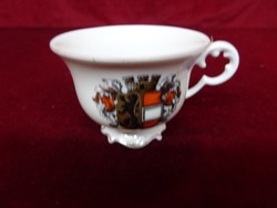 German porcelain coffee cup with zell am see inscription and coat of arms. He has!