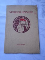 Nemzeti Színház  1949. Felelős kiadó: Major Tamás