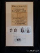 100x60cm! 1871 Blaha Lujza Első 1. Fellépése a Nemzeti Színházban Tündérlak Plakát Képeslap Fotó