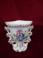 Herend porcelain vase with beautiful painting and decoration. He has!