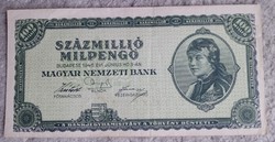 Százmillió Milpengő 1946..bankjegy