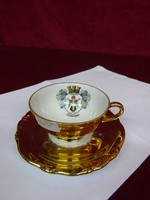 Arzberg bavaria quality German porcelain coffee cup + placemat. Munich with coat of arms. He has!