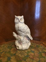 Gyönyörű antik porcelán bagoly
