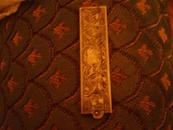 Antique silver comb pendant