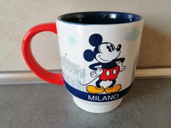 Disney bögre Mickey egeres MILÁNÓ nevezetességeivel