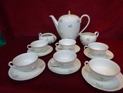 Bavaria German porcelain tea set for three people. He has!