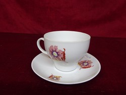 Kahla German porcelain teacup + placemat with beautiful pattern. He has!
