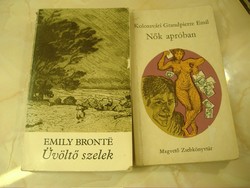 ​Emily Brontë: Üvöltő szelek 1982/Kolozsvári Grandierre Emil Nők apróban 1970 egyben: 600 Ft.