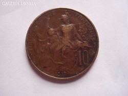 10 centimes 1917