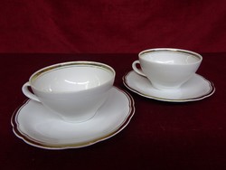 Kahla quality German porcelain teacup + placemat, beautiful, showcase quality. He has!