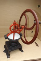 Antique rare big goldenberg coffee pepper grinder grinder cast iron grocery store coffee grinder